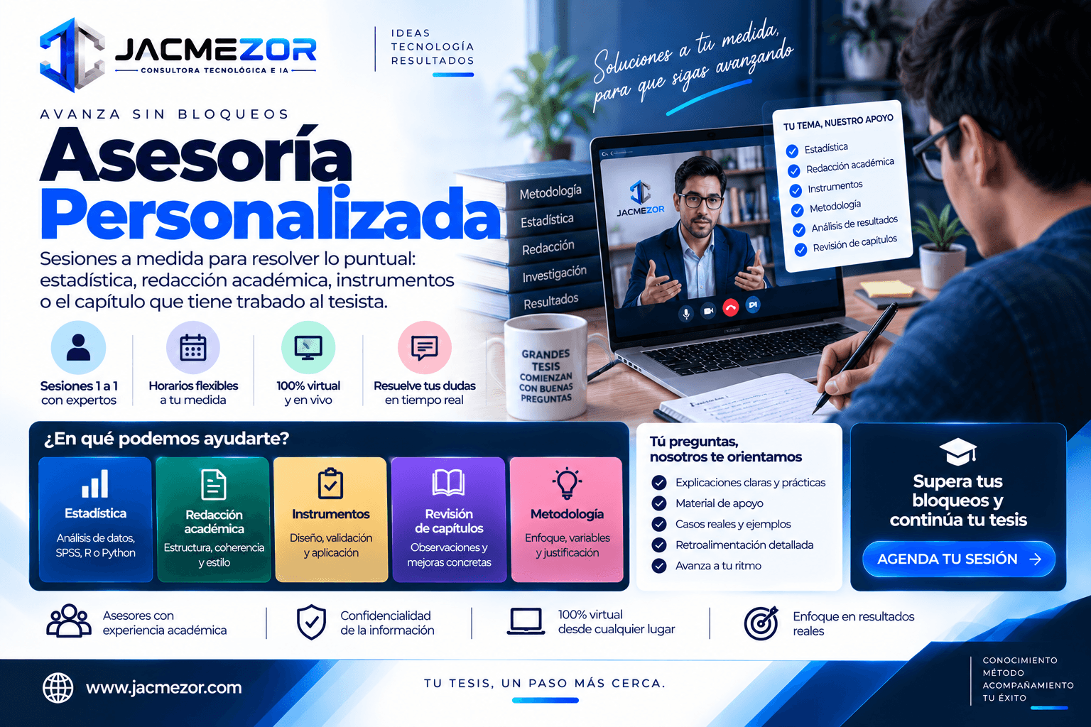 Asesoría personalizada — JACMEZOR
